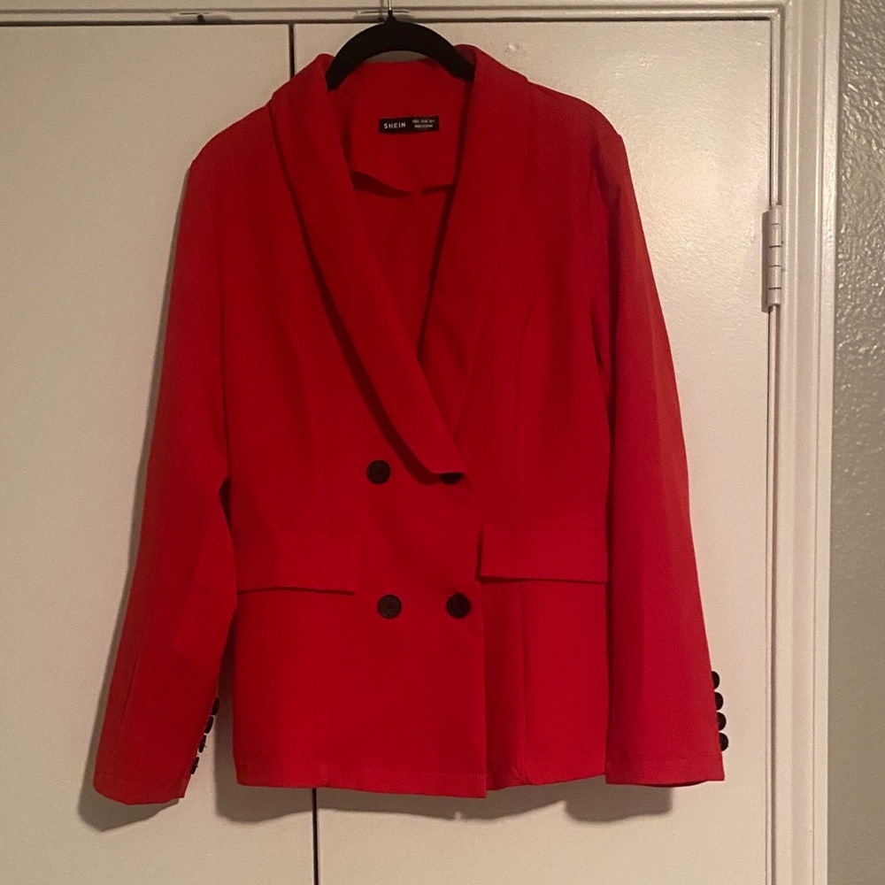 Bold Red Women's Blazer